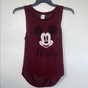 Disney Maroon Tank Top